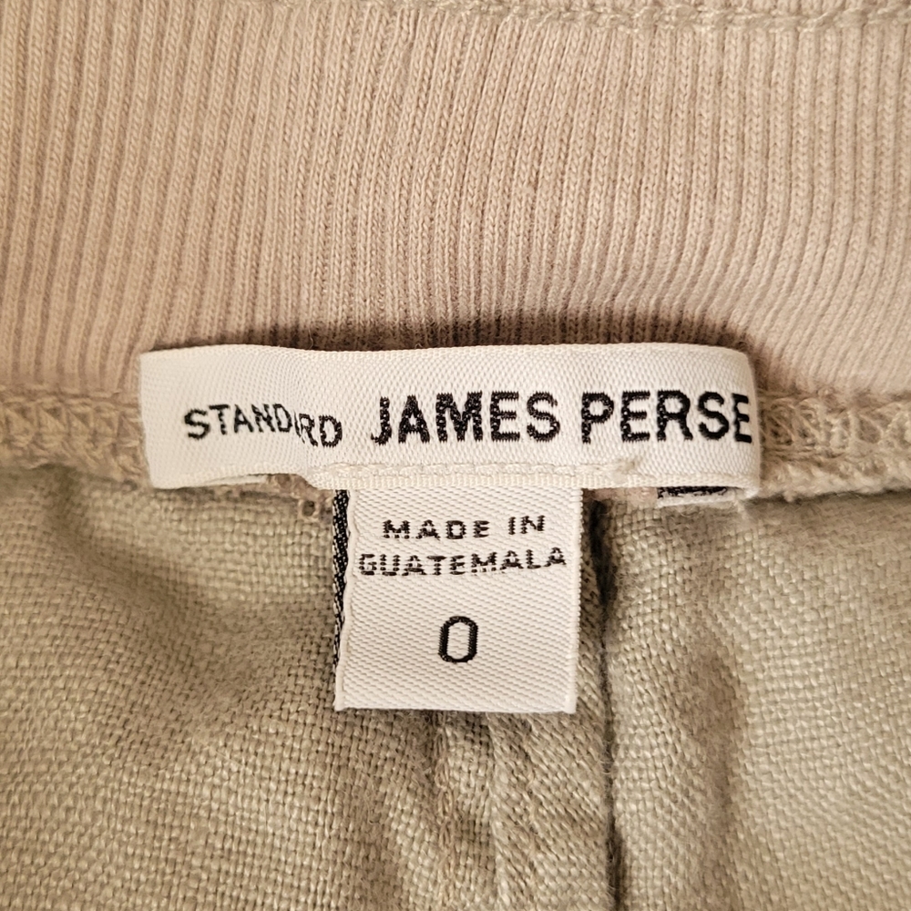 James Perse Drawstring Linen Shorts - Picture 4 of 4
